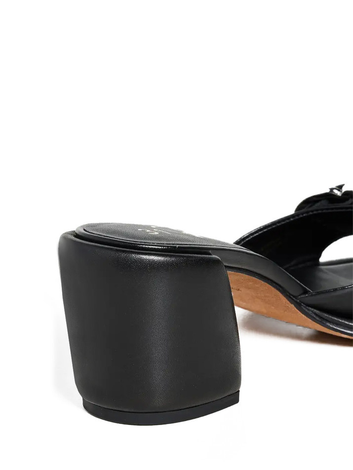 3.1 Phillip Lim Naomi Mule with Buckle in Black Back Details
