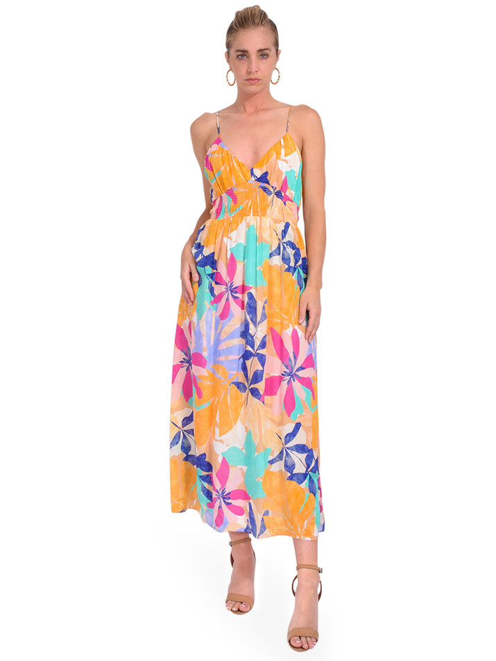 GILNER FARRAR Amelie Dress in Hawaiian Punch Front View 1