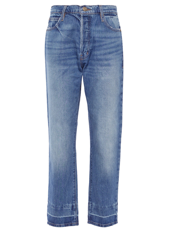 FRAME Le Mec Jeans in Cadence Blue Product Shot 
