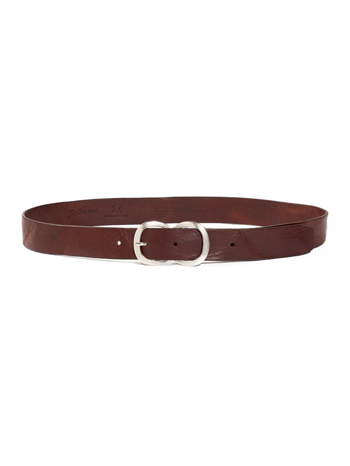 BELLEROSE  Saba Belt in Brown Front View