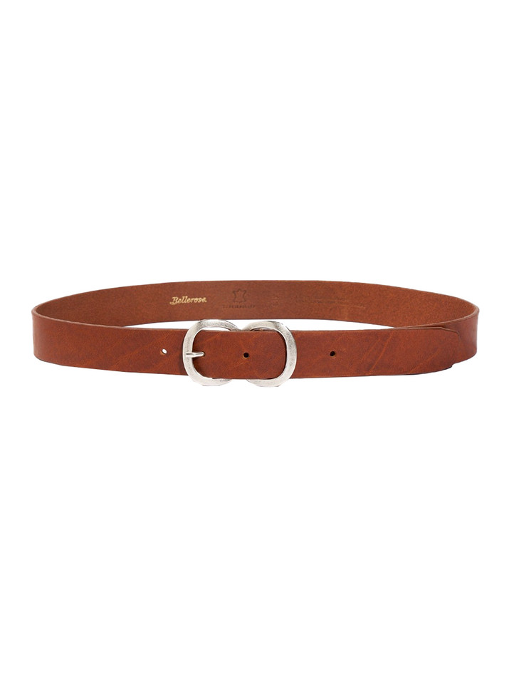 BELLEROSE Saba Belt in Cognac Front View 