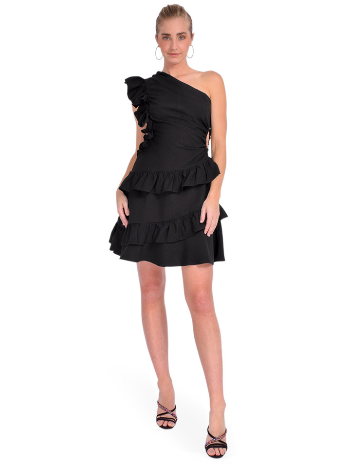 LALIBELA Melissa Dress in Black View 1
