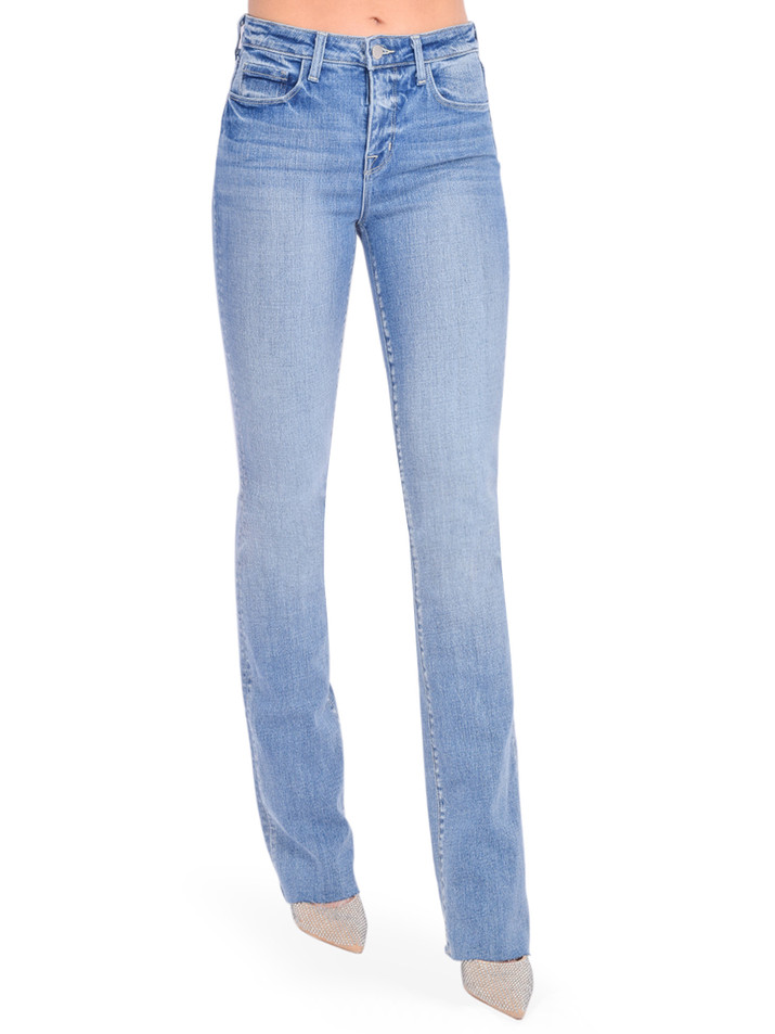 L'AGENCE Ruth High Rise Straight Jean in Tuscany Back View 