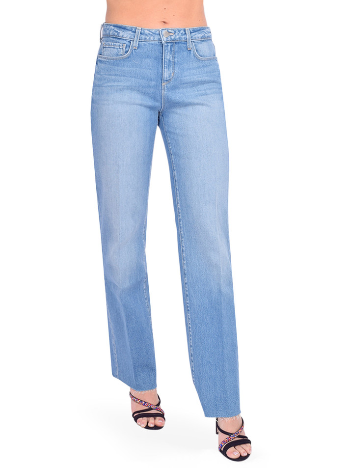 L'AGENCE Tiana Wide Leg Jean in Seneca Side View 