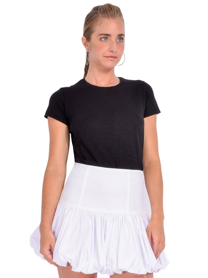 CHRLDR Jane Tee in Black Side View 