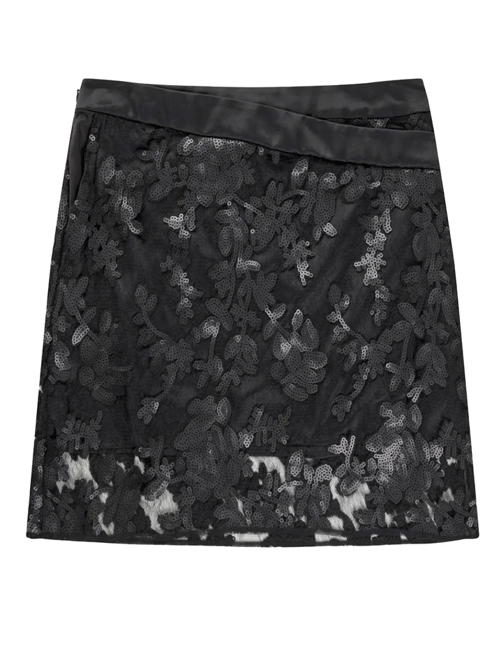 MUNTHE Tazy Mini Skirt in Black Product Shot 