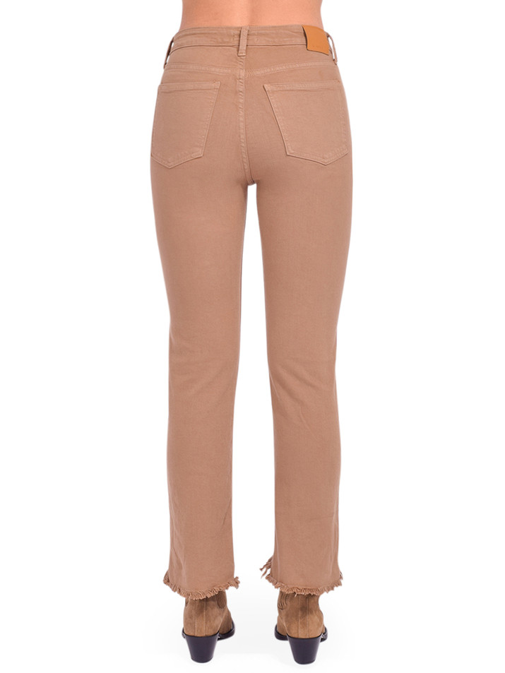 SIMKHAI River Denim in Camel Back View 