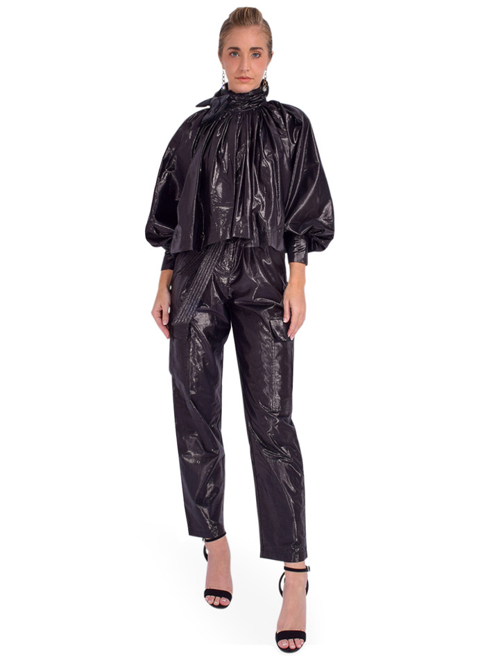 Mes Demoiselles Vanity Trousers In Black Full Outfit 