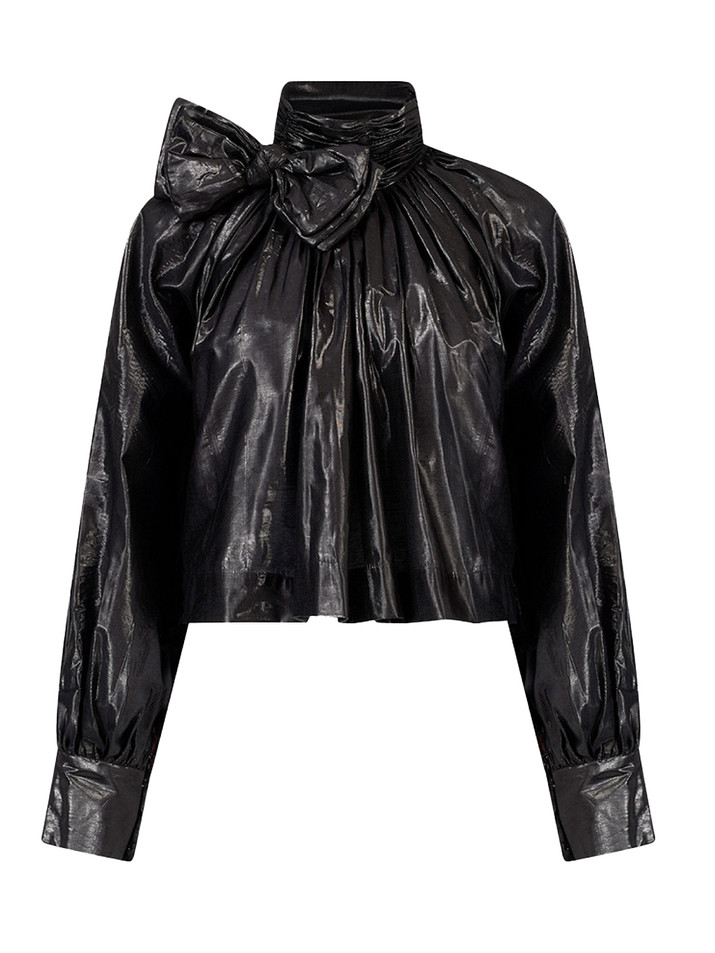 Mes Demoiselles Virginie Blouse In Black Product Shot 
