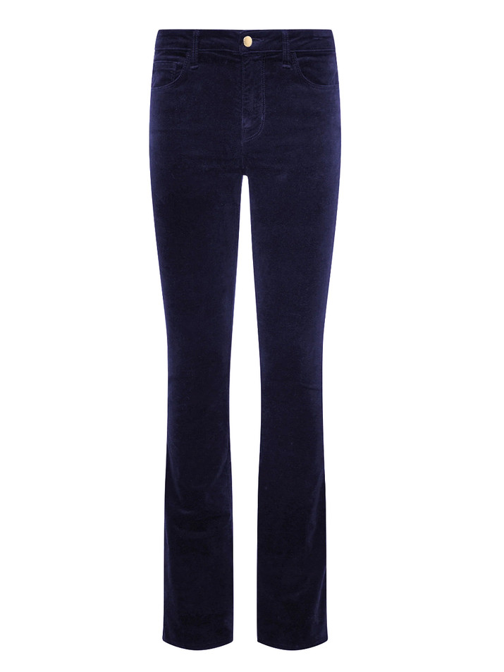 L'Agence Stevie Velvet Jean in Dark Navy Product Shot 