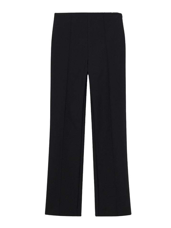 SIMKHAI Evie Cropped Pant in Black Product Shot 