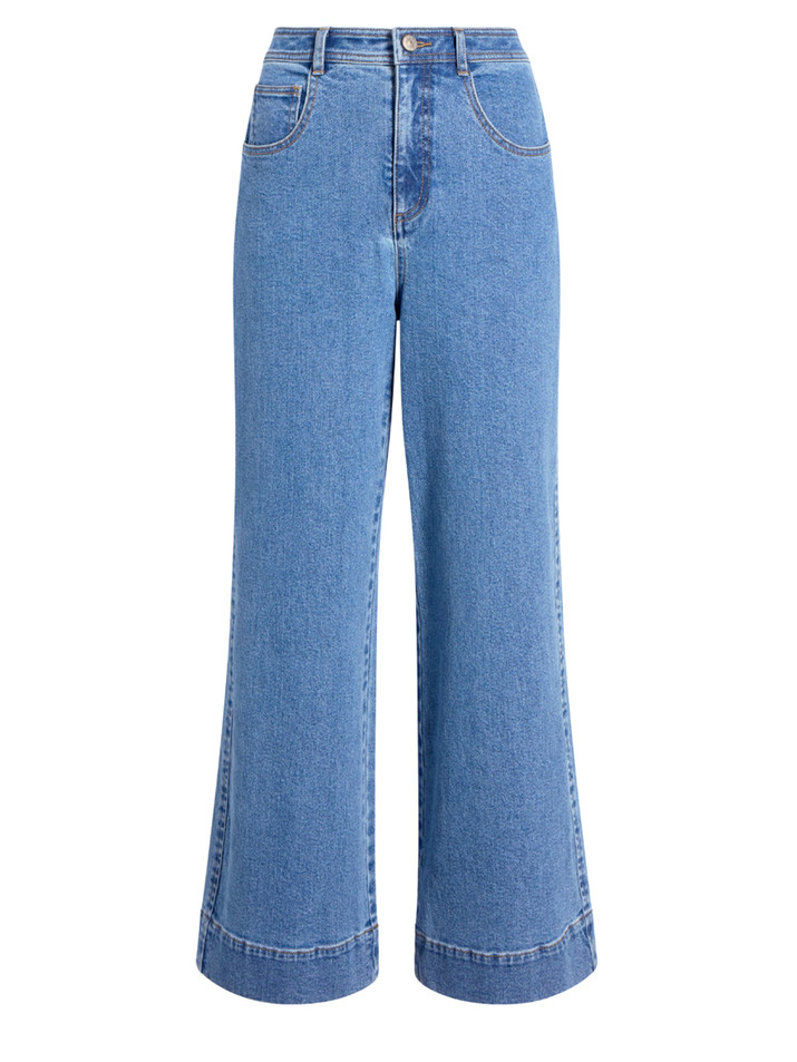 Cinq a Sept Betsy Pant in Blue Haze Product Shot 

