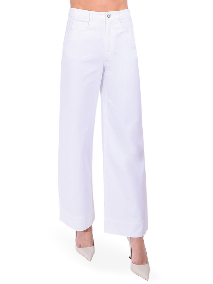 Cinq a Sept Betsy Pant in White Side View 