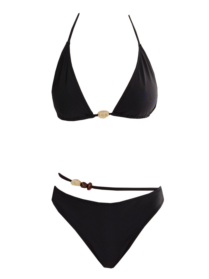 LAMARQUE Elandra Tafari Bikini Set in Black Product Shot 
