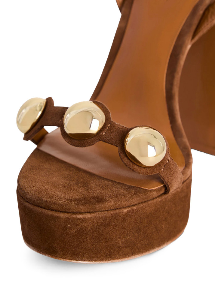 RETROFETE Lirica Platform in Cognac/ Gold