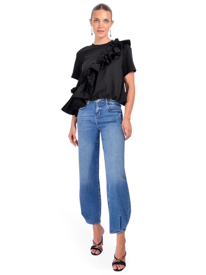 L'Agence Krista Tapered Jean in Paladino Full Outfit 