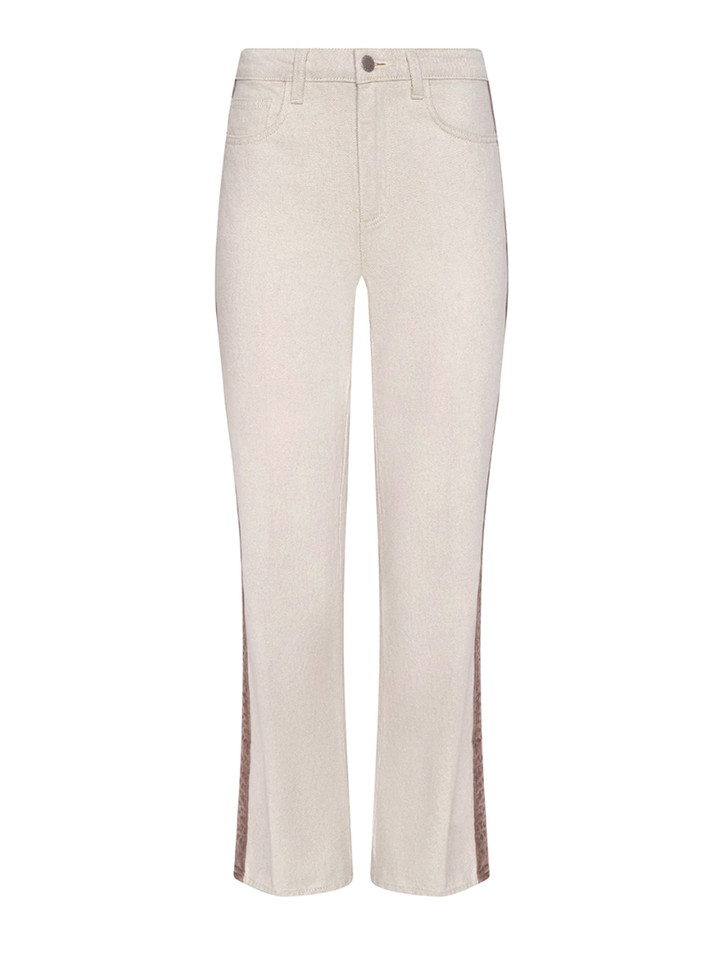 L'AGENCE Jones Ultra Stovepipe Jeans in Desert Tan Product Shot 