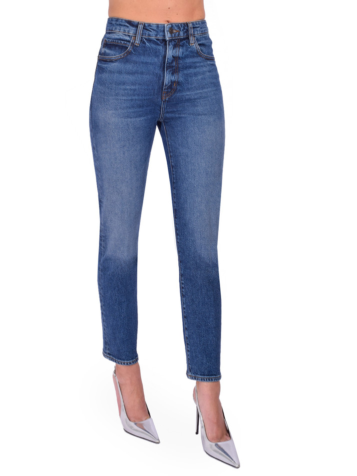 FRAME The Ruler Crop Jean In Nebula Side View 