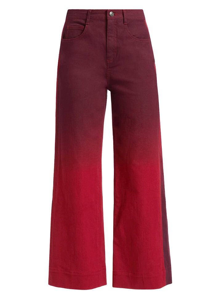 Cinq à Sept Betsy Degrade Pant in Red Product Shot 