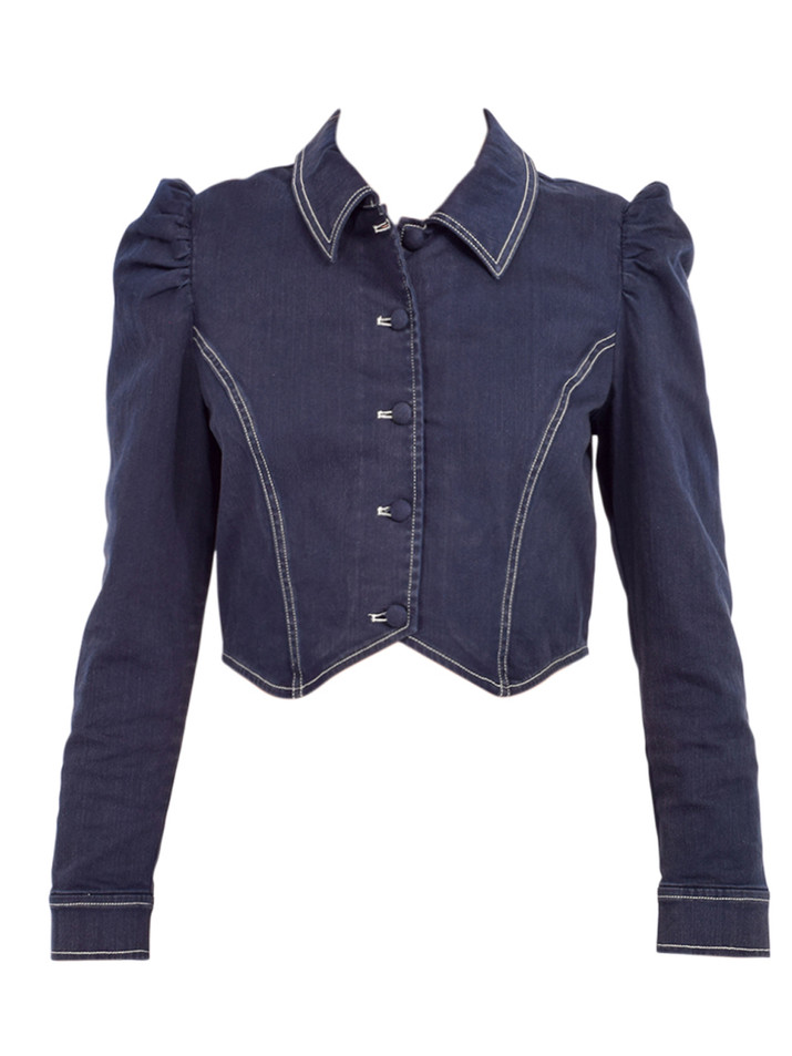 Love The Label Aurore Jacket in Pagent Blue Product Shot 