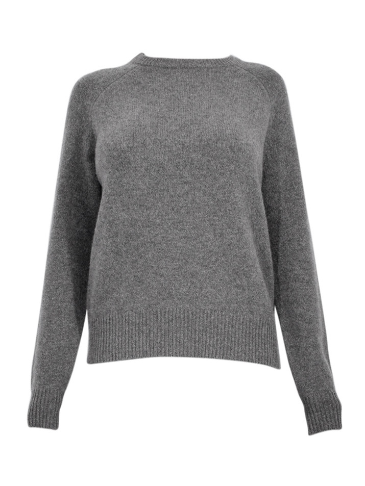 VIR VITA Finn Cashmere Sweater in Gray Product Shot 