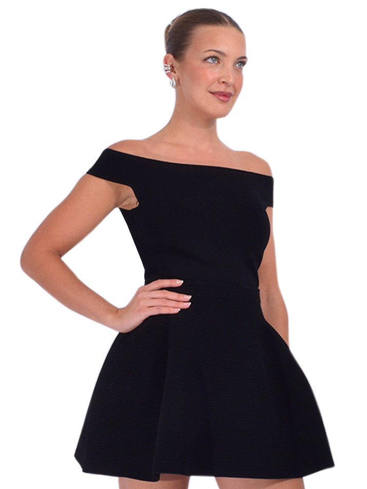 Simkhai Dalton Top in Black Side View 