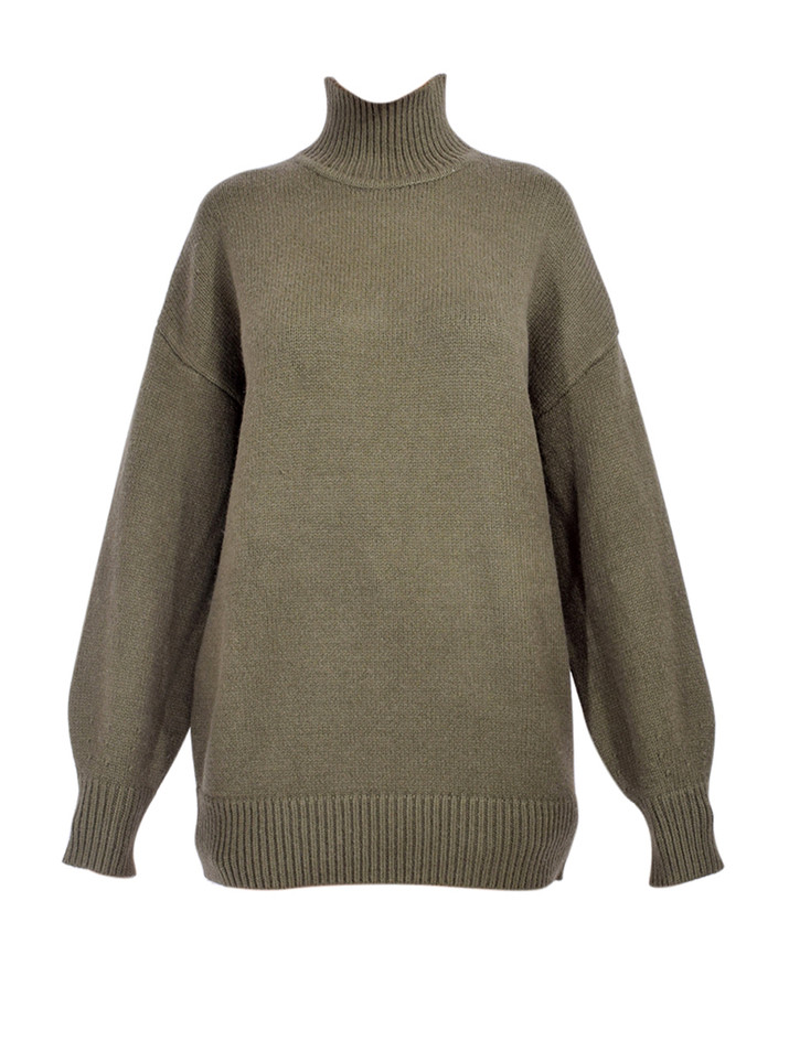 SER.O.YA Beatrice Sweater in Grove Green Product Shot 