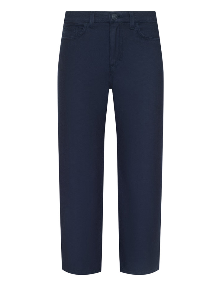 L'AGENCE Mallis Bow Leg Jean in Dark Navy Product Shot 