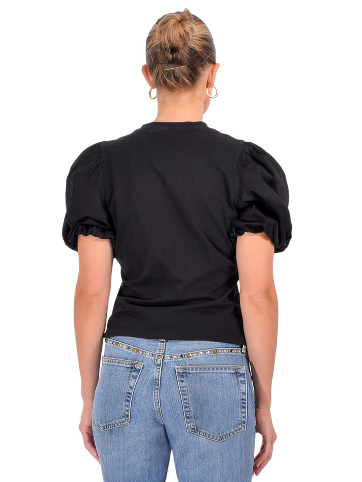 LOVE THE LABEL Lali Tee in Black Back View 