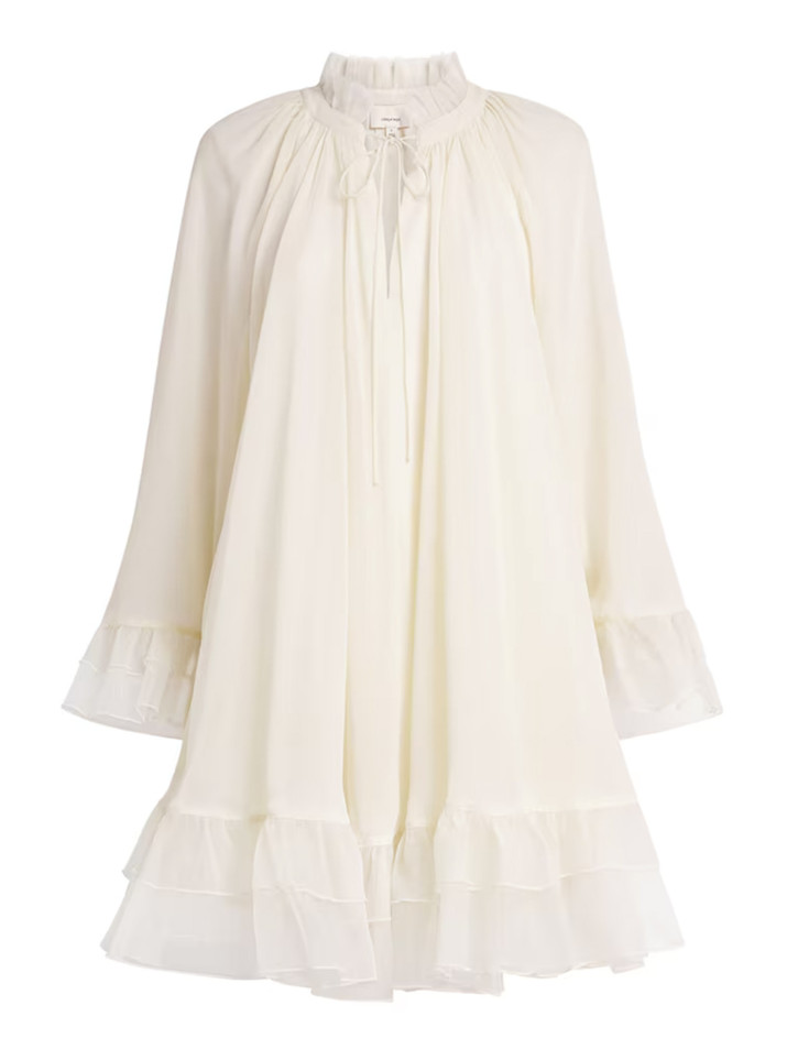 CINQ À SEPT Clairette Dress in Cream Product Shot 