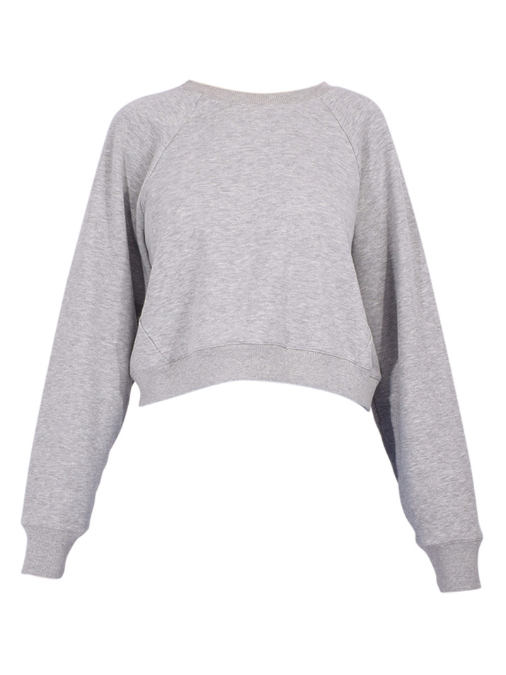 CINQ À SEPT Beatrix Pullover in Gray Product Shot 