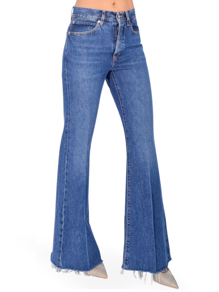 FRAME The Lax Jean in Antidote Blue Side View 
