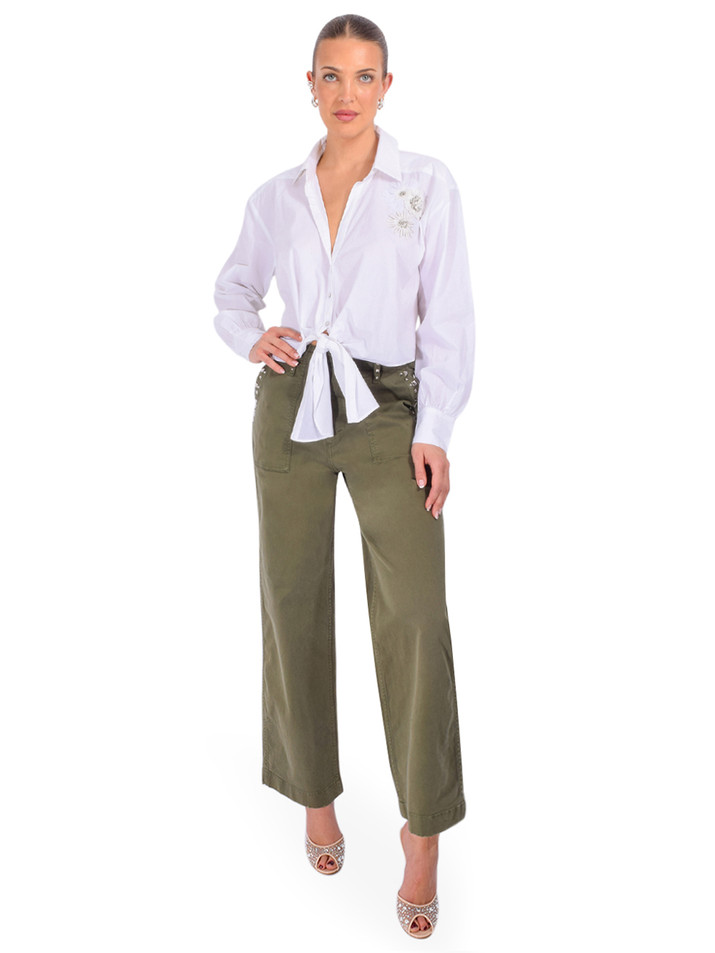 RE/DONE Trooper Pant in Green Full Outfit 