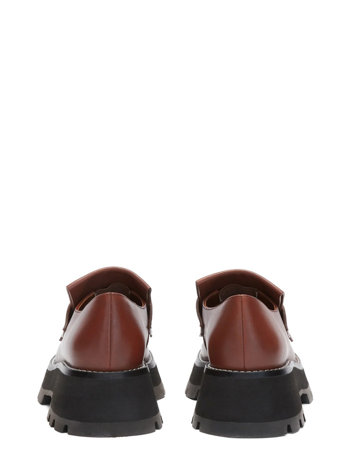 3.1 PHILLIP LIM Kate Tassel Loafer in Brandy Back View 