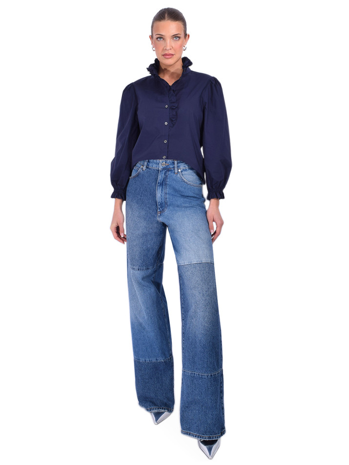 CHRISTY LYNN Medora Top in Navy Full Outfit 