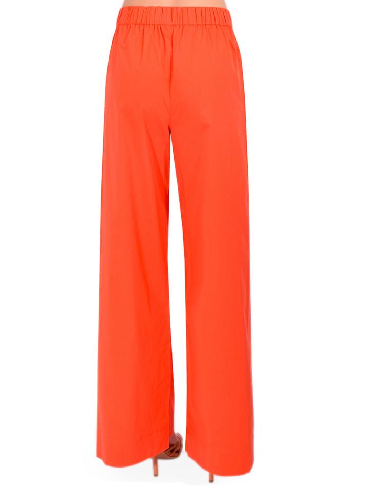 SIMKHAI Arden Pull On Pant in Lobster Back View 