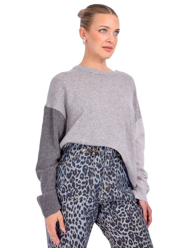 BA&SH Chaya Sweater in Gray Side View 