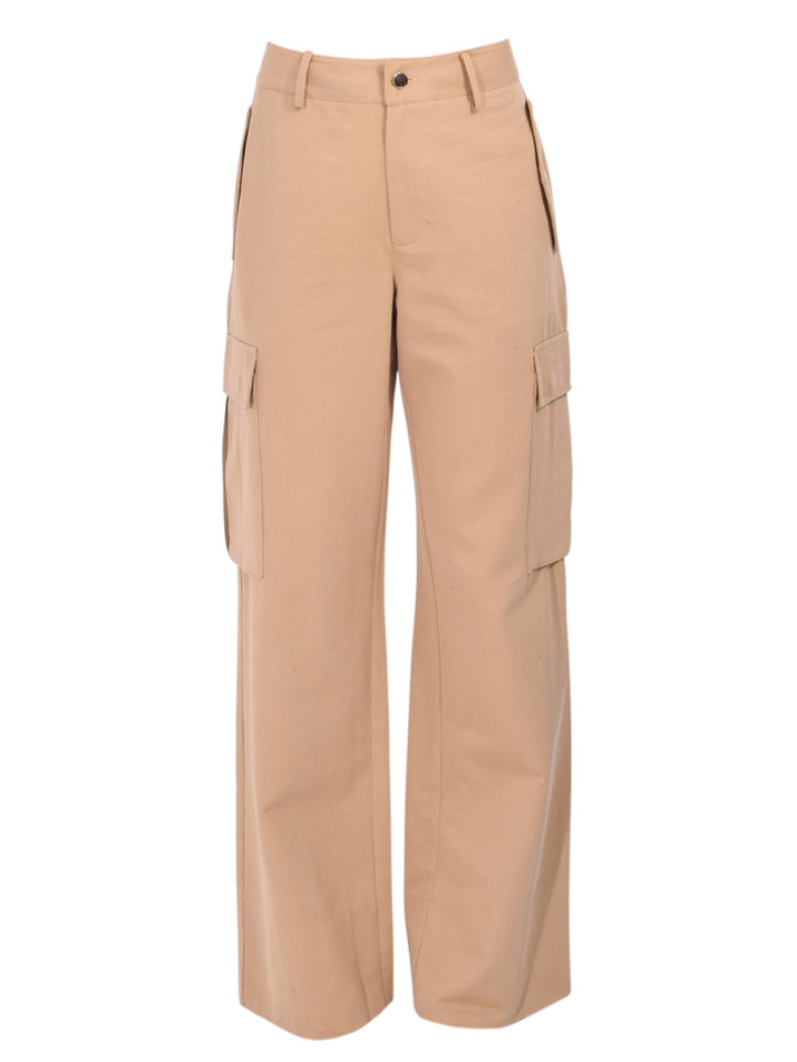 KARINA GRIMALDI Sola Cargo Pants in Khaki Product Shot 