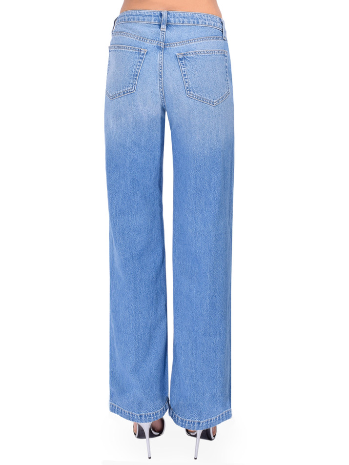 L'AGENCE Scottie Wide-Leg Jean in Anaheim Back View 