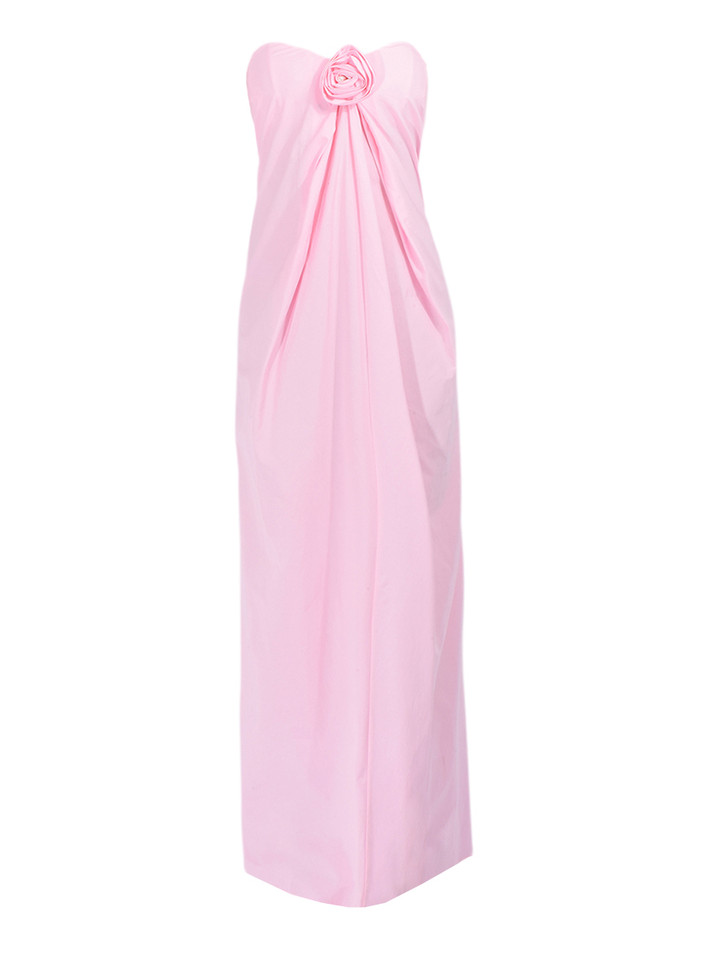  CAROLINE CONSTAS Kyra Dress in Pink Peony Product Shot 
