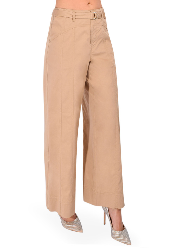 CINQ À SEPT Elliott Pant in Khaki Side View 

