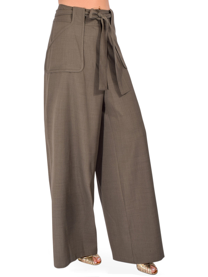 CHRISTY LYNN Fallon Pant in Moss Side View 