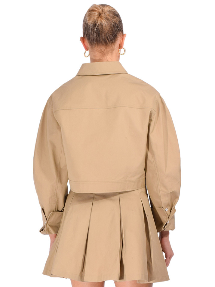 SANS FAFF Torino Top in Camel Back View 