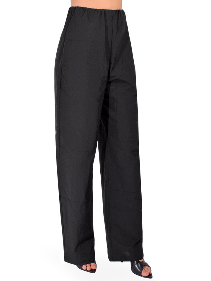 PARIS GEORGIA Cocoon Trackpant in Black Side View 