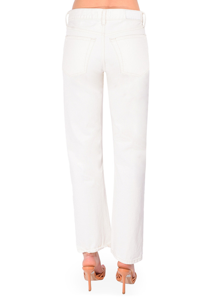 RE/DONE Blondie Jean in Crema Back View 