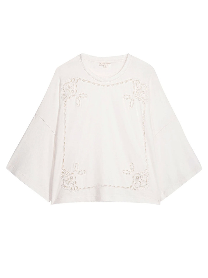 LOUISE MISHA Neolar Tee in White Product Shot 