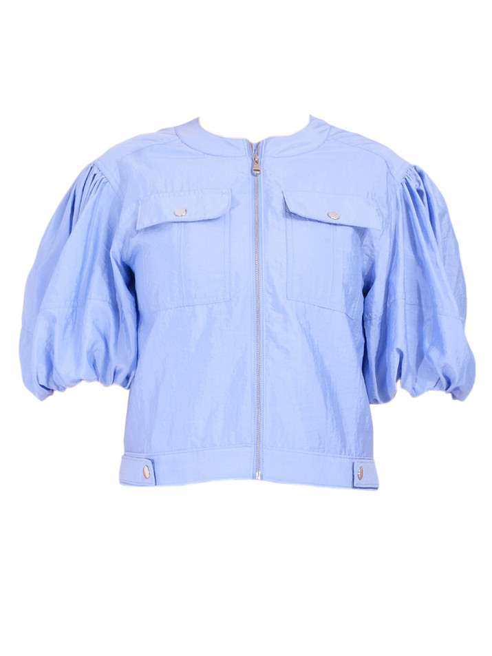 CINQ À SEPT Indira Jacket in Blue Product Shot 