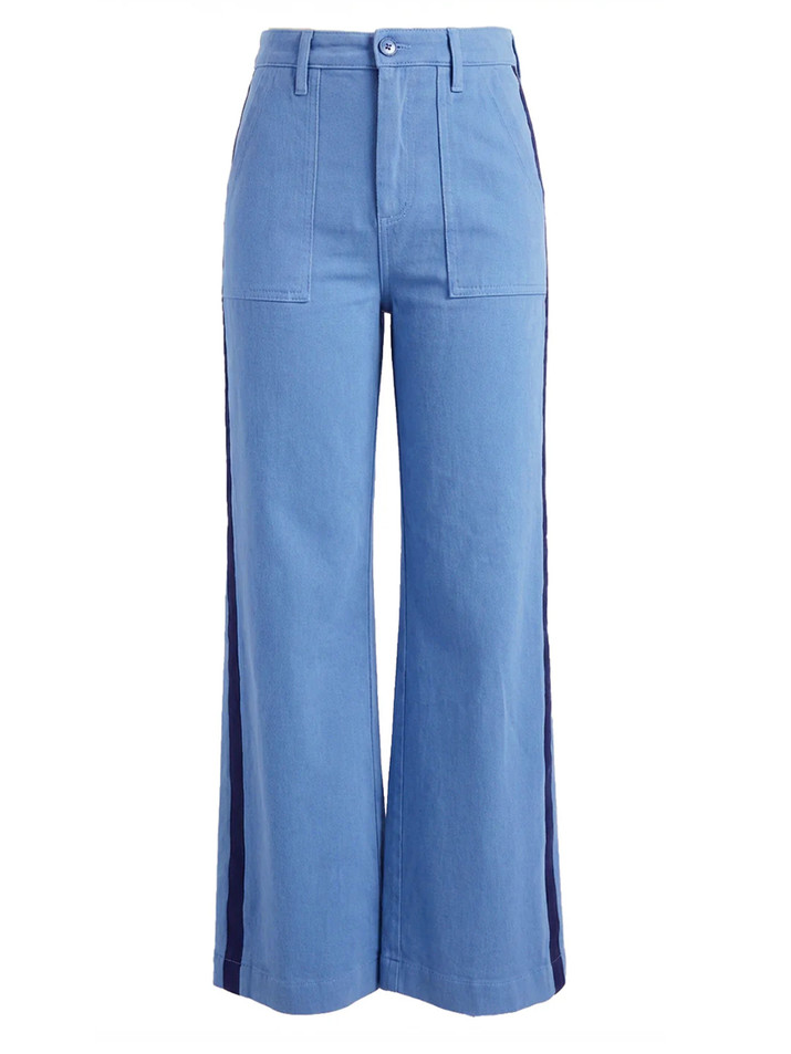 LE SUPERBE Everyday Brenda Tux Pant in New Blue Product Shot 

