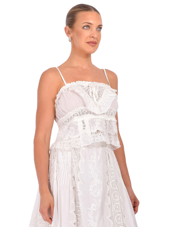 LOVE THE LABEL Lucienne Top in Ivory Side View 