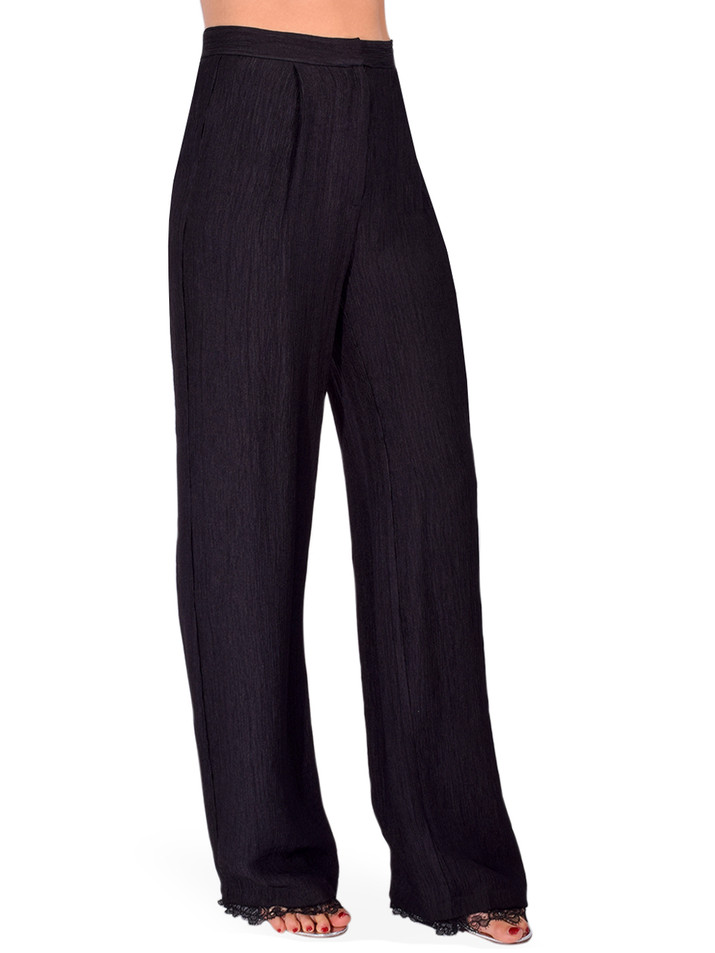 SABINA MUSAYEV Erik Pants in Black Side View 